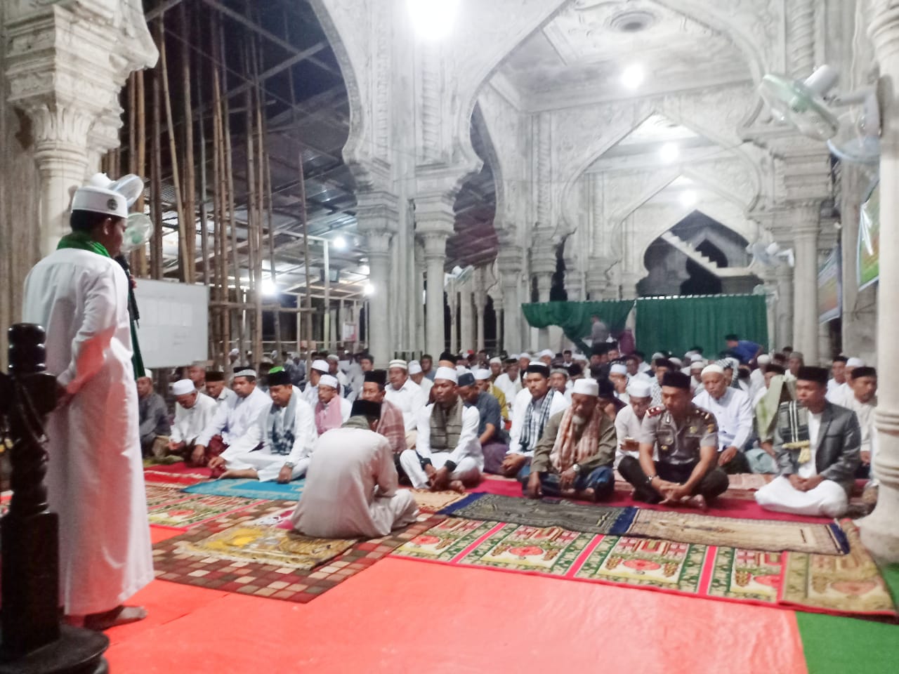 Safari Subuh Polres Aceh Utara berlanjut ke Masjid Baiturrahman