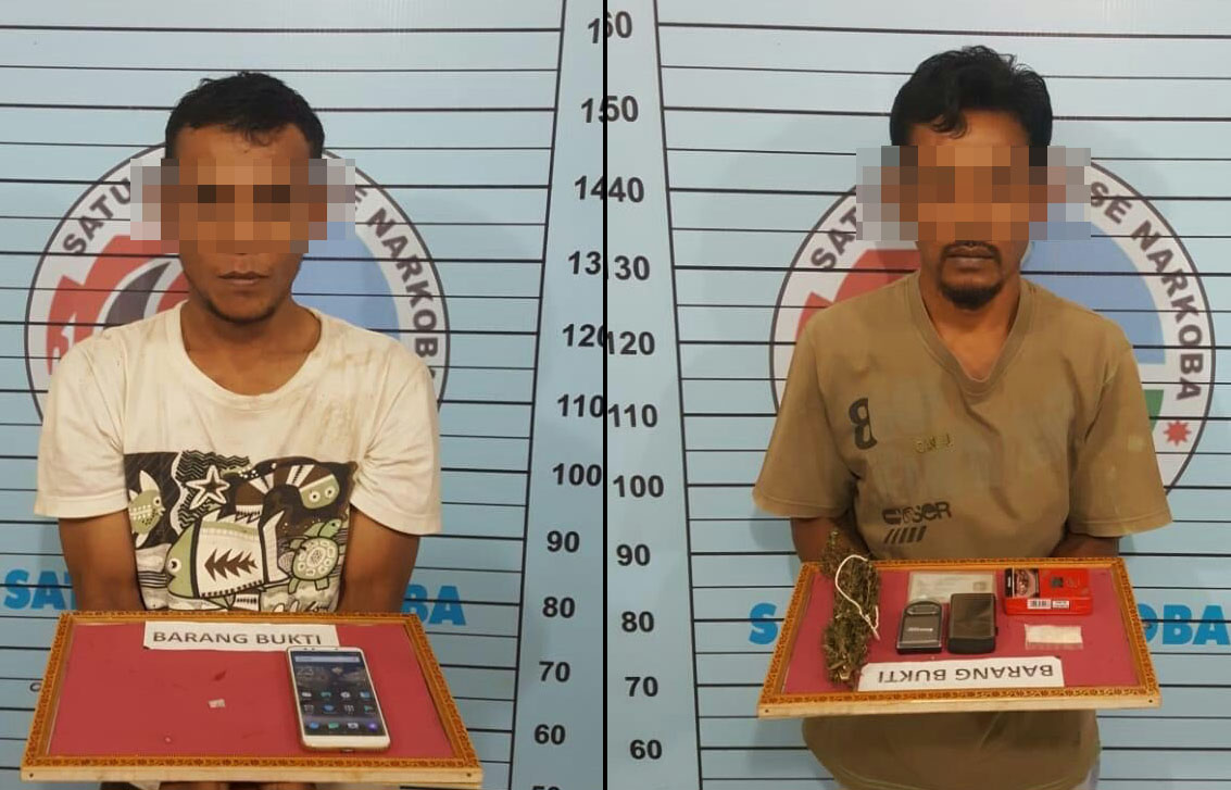 Pembeli dan Penjual Narkoba diciduk Polisi di Lhoksukon