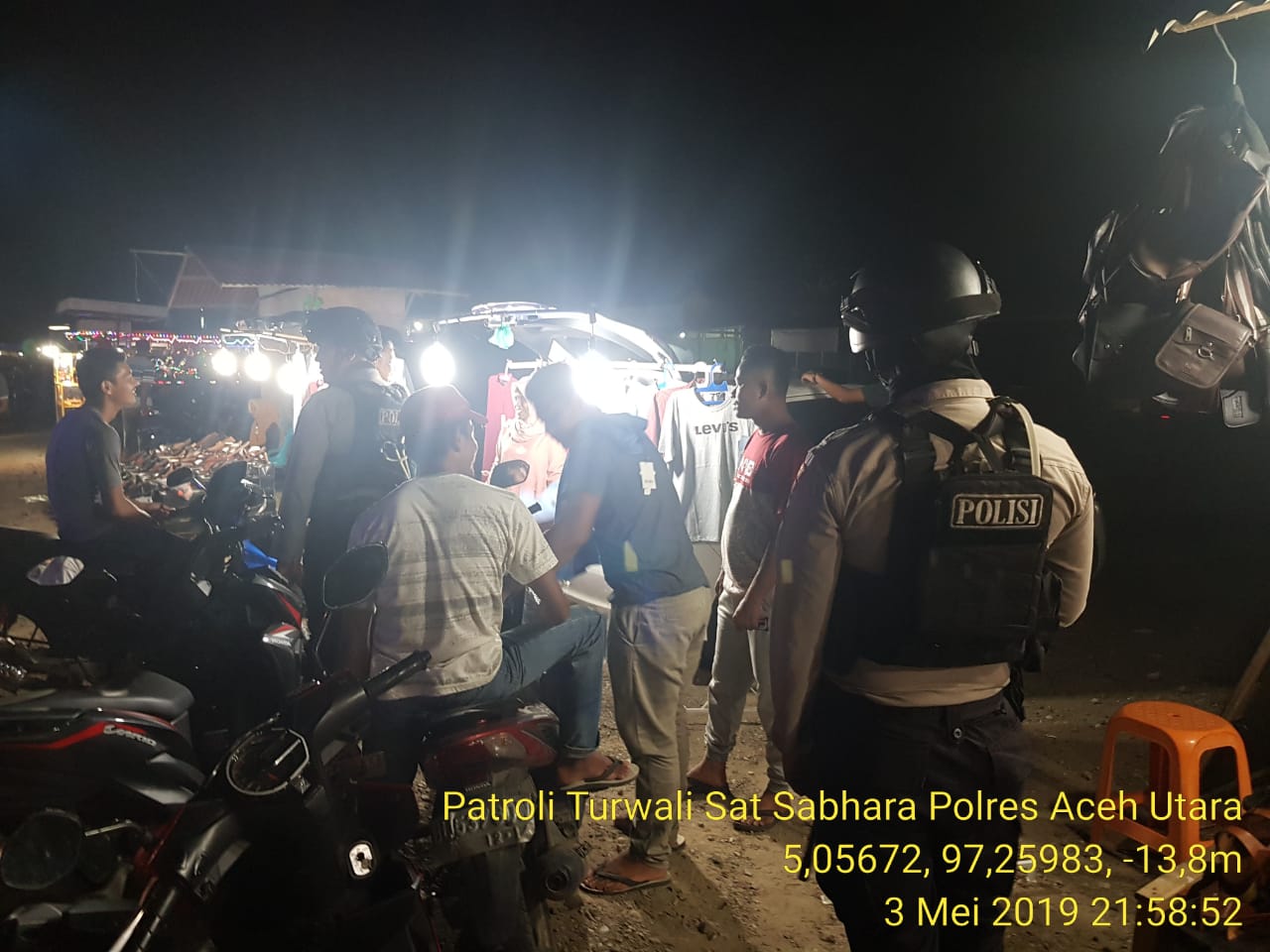 Jelang Ramadhan, Personel Sat Sabhara Gencarkan Patroli Malam