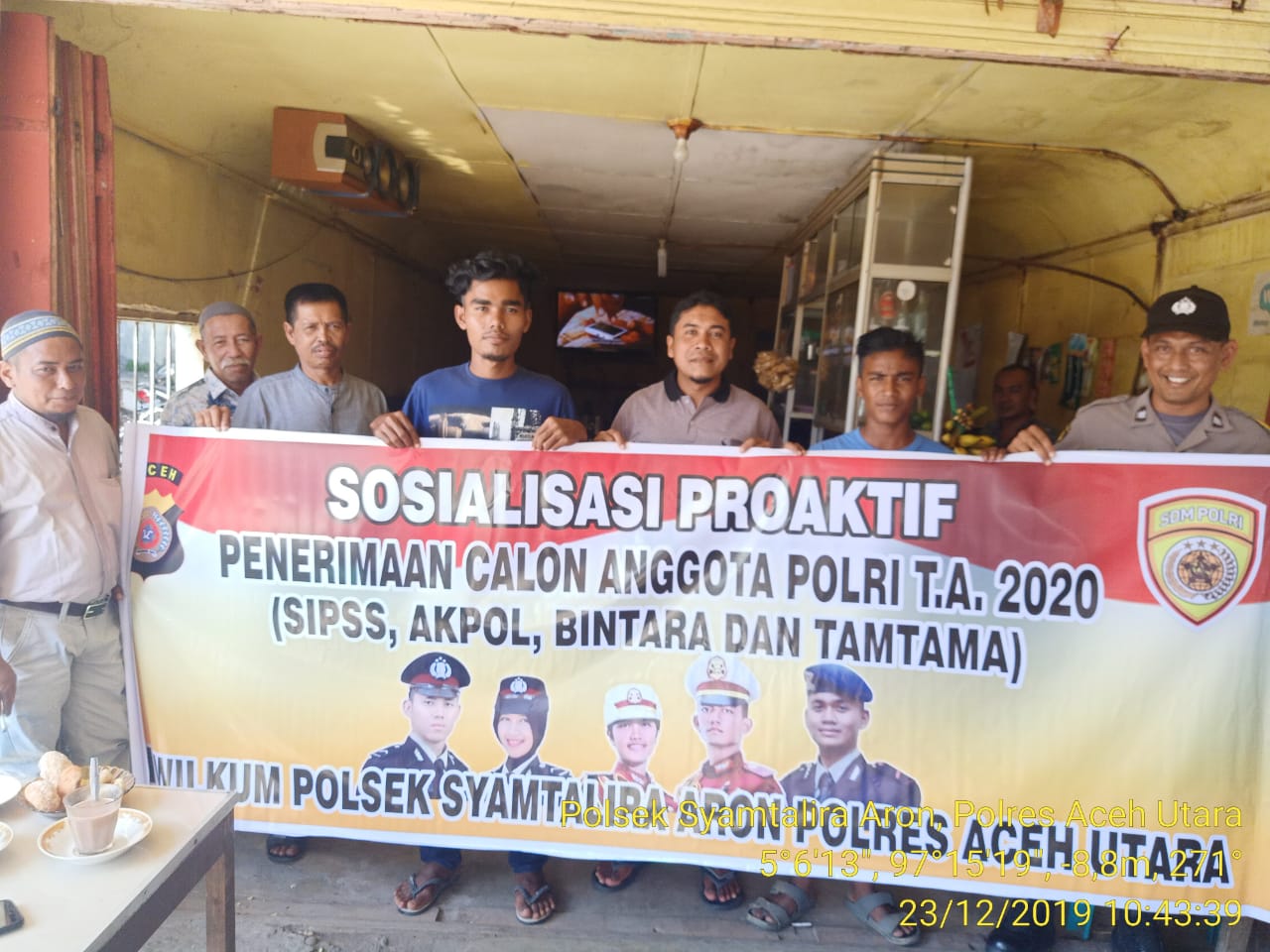 Jajaran Polres Aceh Utara Proaktif Lakukan Sosialisasi Penerimaan Polri