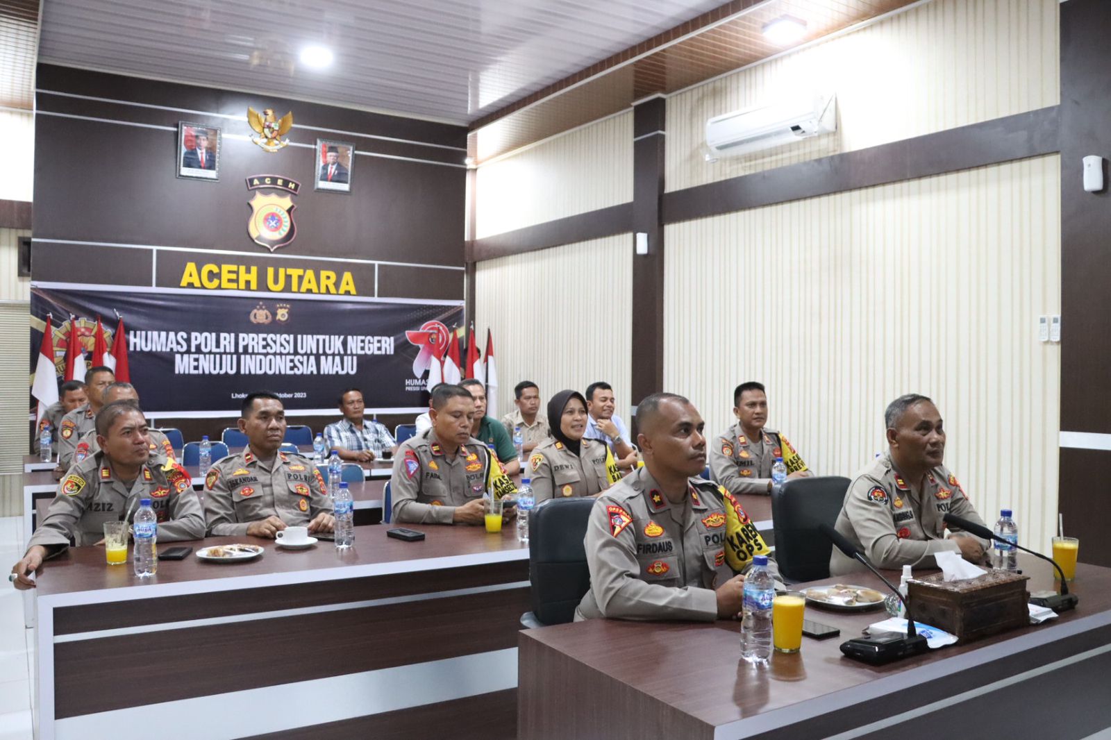 Kapolri Jenderal Listyo Sigit Prabowo Hadiri Puncak Peringatan HUT Humas Polri ke-72 di Gedung Tribrata